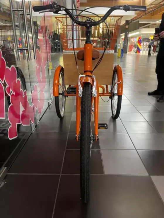 3WB Bike com caixa, laranja
