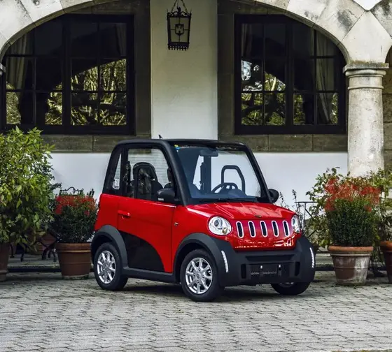 Mini EV Citadino amarelo, amarelo