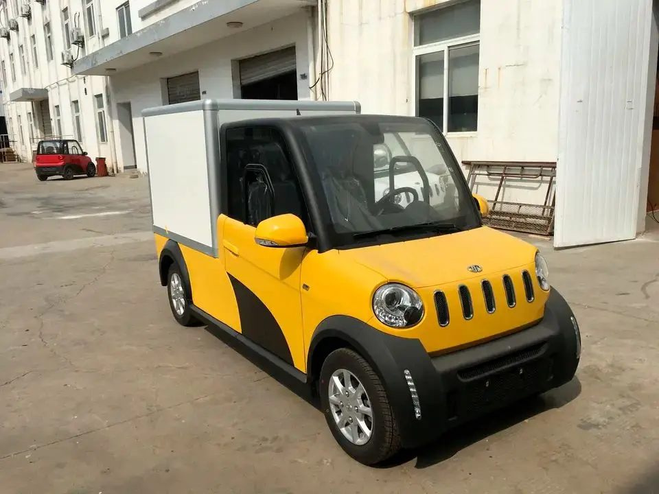 Mini EV Pick-up com caixa fechada, fotografia 3 de 4