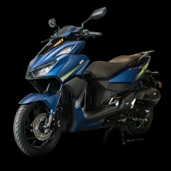 Scooter 125 cc azul, azul